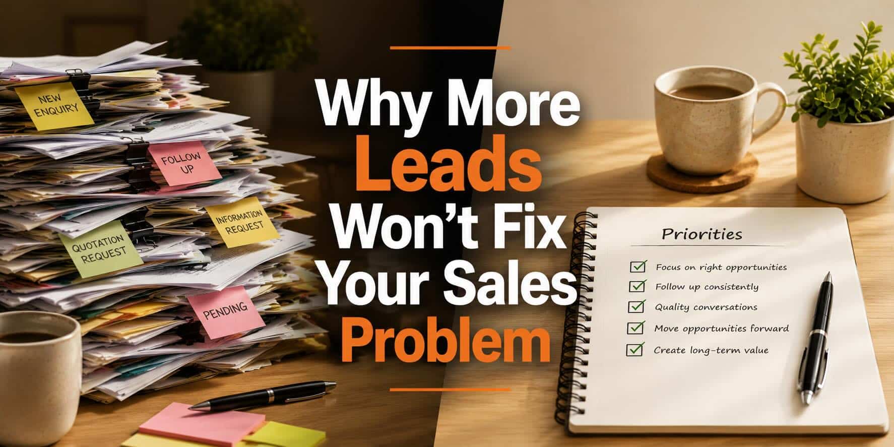 Why More Leads Won’t Fix Your Sales Problem